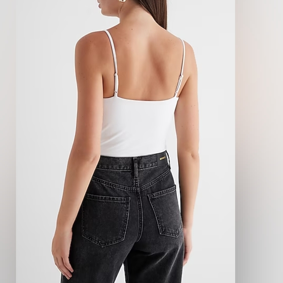 EXPRESS: Body Contour Sweetheart Neckline Bodysuit - Picture 2 of 5